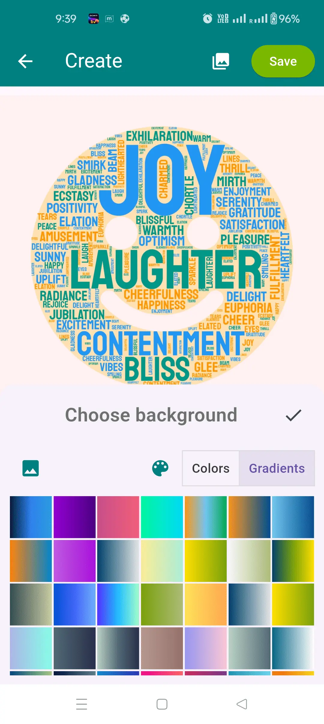 Quotes Creator app