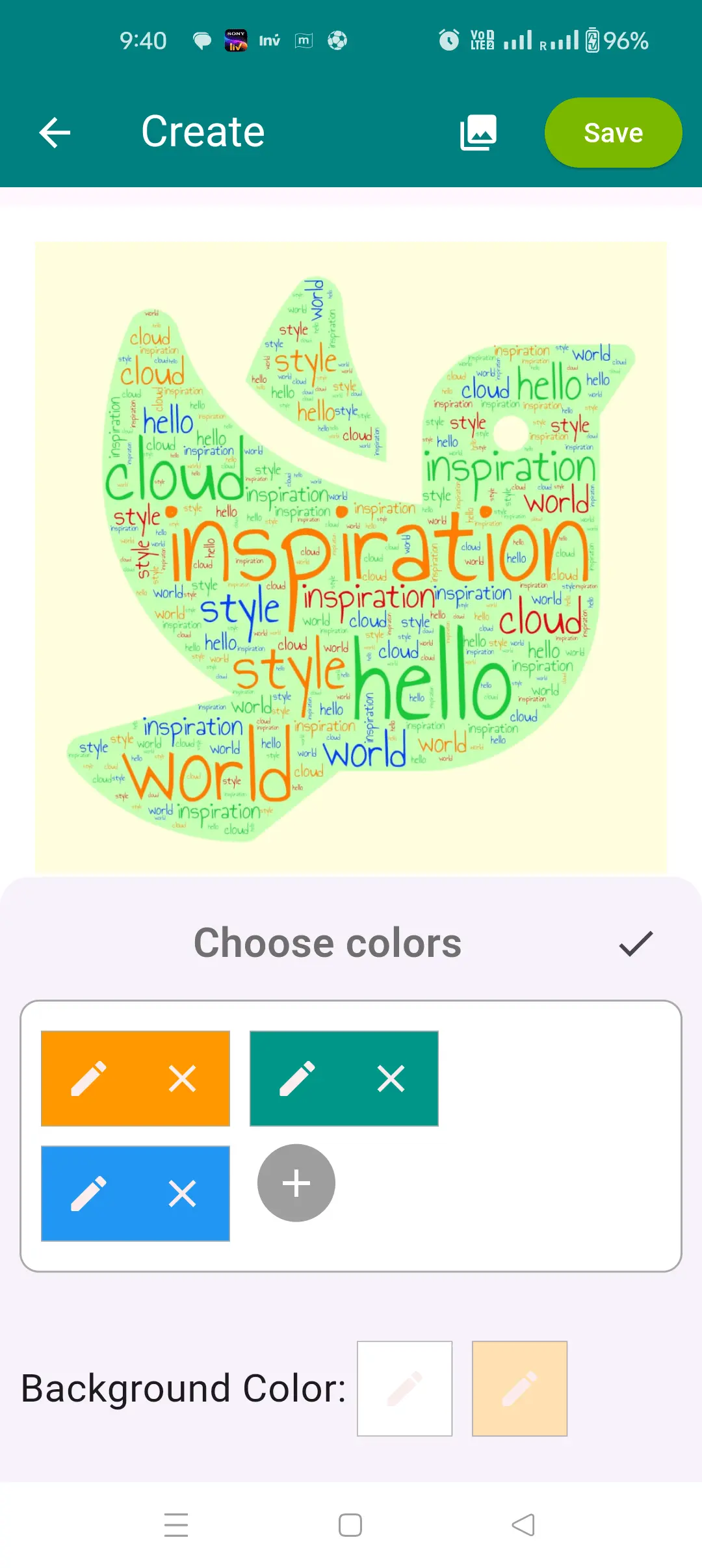 Quotes Creator app
